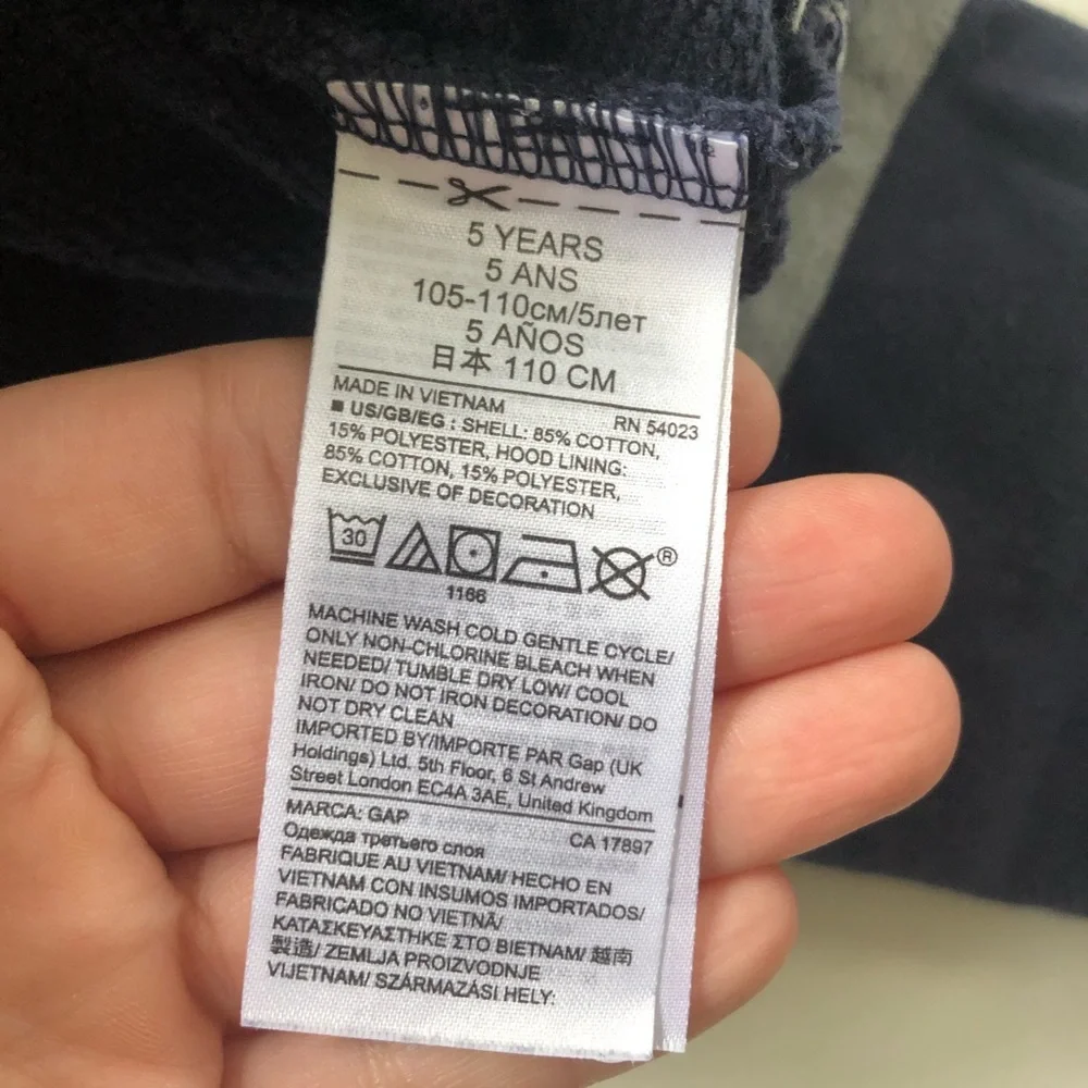 Gap hoodie Toddlers 5 Years